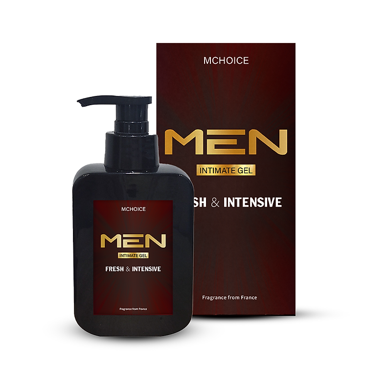 Dung dịch vệ sinh nam Men Intimate Gel, giúp làm sạch, kháng khuẩn, thơm mát, tự tin - MChoice (date 27.06.2026)