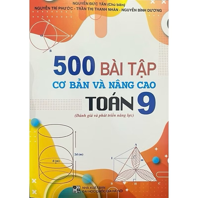 ￼Sách -500 bài tập cơ bản và nâng cao Toán 9
