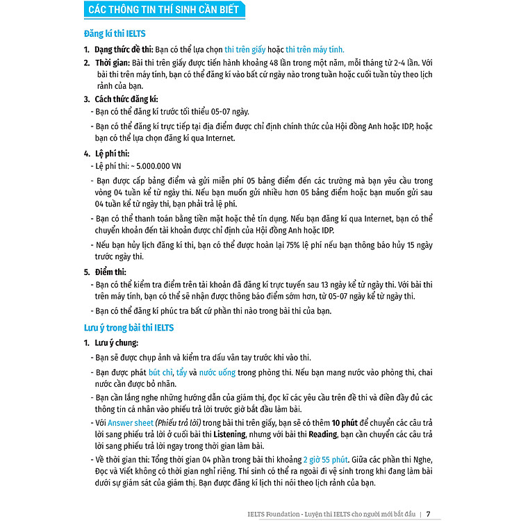 IELTS Foundation - Luyện Thi IELTS Cho Người Mới Bắt Đầu 4 Kỹ Năng - Ảnh 8