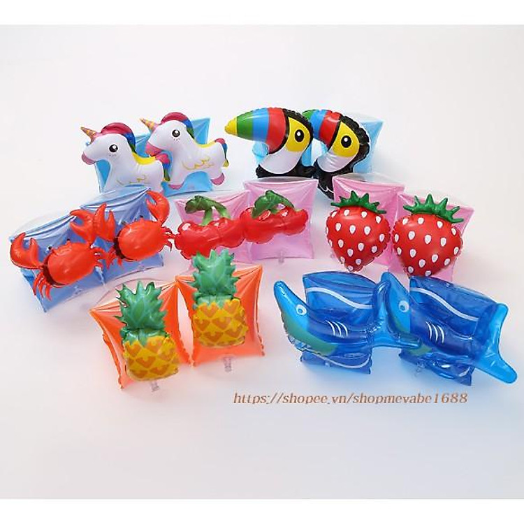 Phao Đeo Tay Tập Bơi Cho Bé, Phao Đeo Tay Hình Ngộ Nghĩnh Mẫu Mới Cho Bé