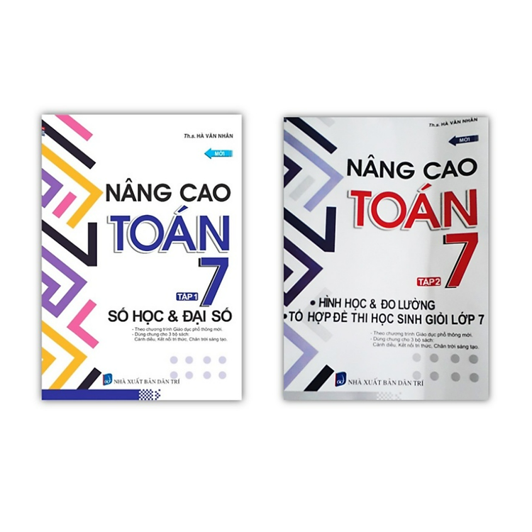 Sách - Combo Nâng cao Toán 7 - Tập 1 + 2 ( Đại số & hình học + hình học & đo lường )