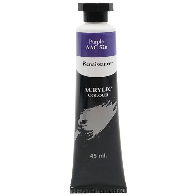 Tuýp Màu Acrylic 45 ml – Renaissance #526 – Màu Tím