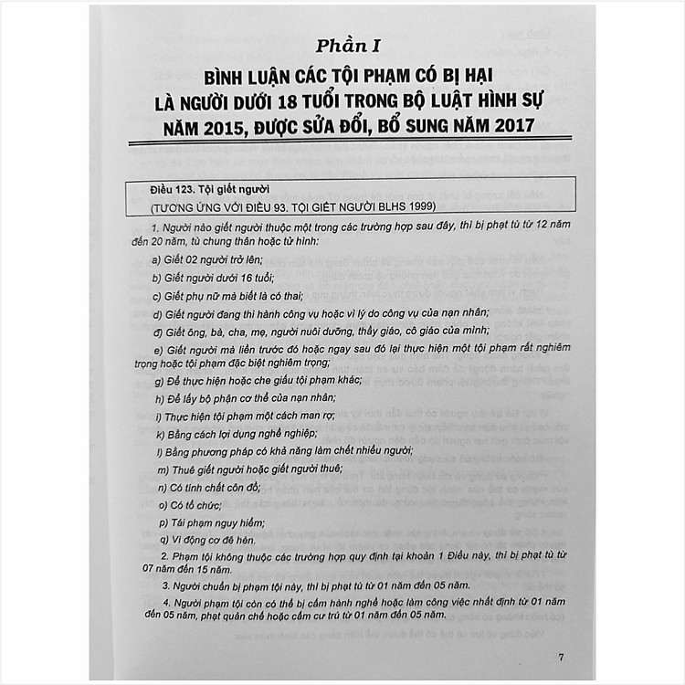 Bình Luận Các Tội Phạm Có Bị Hại Là Người Dưới 18 Tuổi Trong Bộ Luật Hình Sự Năm 2015 (V1643P) - Ảnh 3