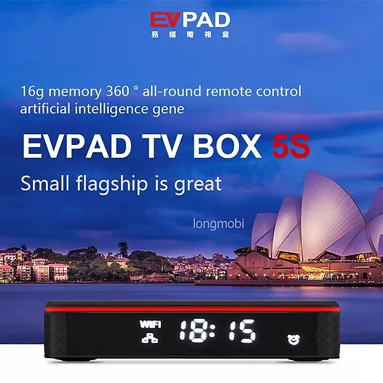 BOX ANDOID EVPAD 5S XEM KÊNH TRUNG QUỐC, ĐÀI LOAN, HÀN, NHẬT... MIỄN PHÍ HÀNG CHÍNH HÃNG