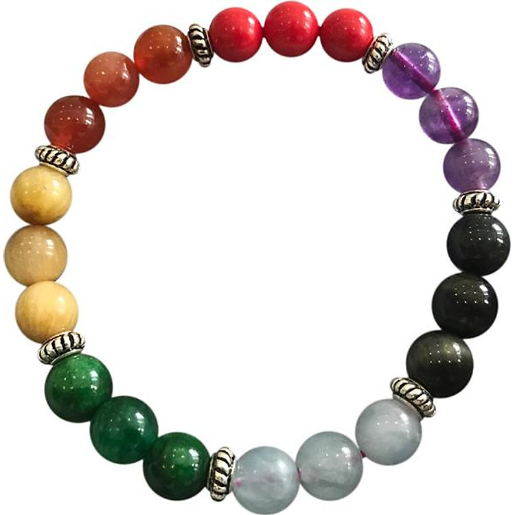 Vòng Đá 7 Chakras Ngọc Quý Gemstones VPT057