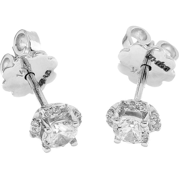 Bông tai vàng trắng nữ DOJI 14K 0819E-LAL474