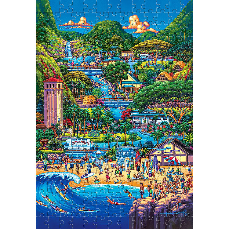 Tranh xếp hình Bãi biển North Shore Chính hãng Giá rẻ - Hình ảnh 2