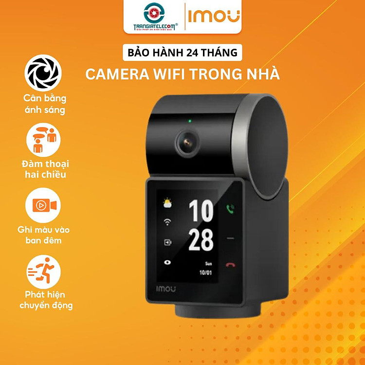 Camera Wifi Trong Nhà IMOU Rex VT Pro 3K S2VBP Pin Sạc Xoay 360, Gọi Video 2 Chiều - TRANGIATELECOM Hàng chính hãƞg Hàng nhập khẩu