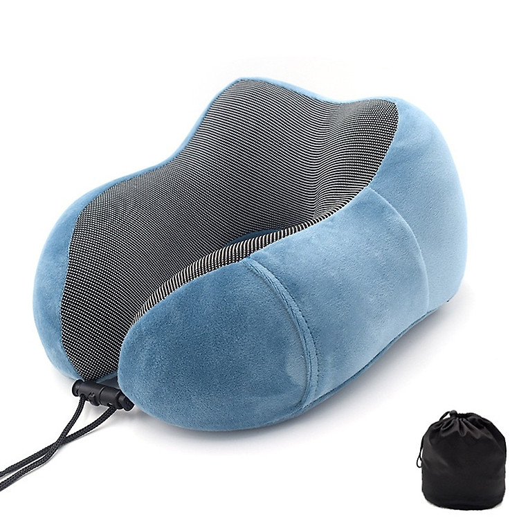 Gối Chữ U Chất Liệu Memory Foam Cao Cấp Bảo Vệ Chống Mỏi Cổ