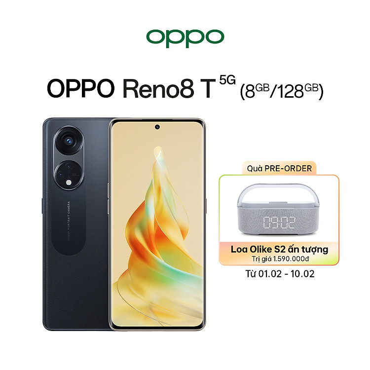 Điện Thoại Oppo Reno 8T 5G (8GB/128GB) - Hàng Chính Hãng