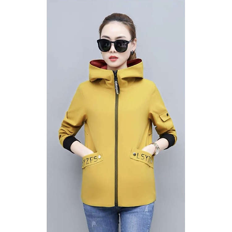 Áo khoác dù nữ thời trang gió hhp sành điệu