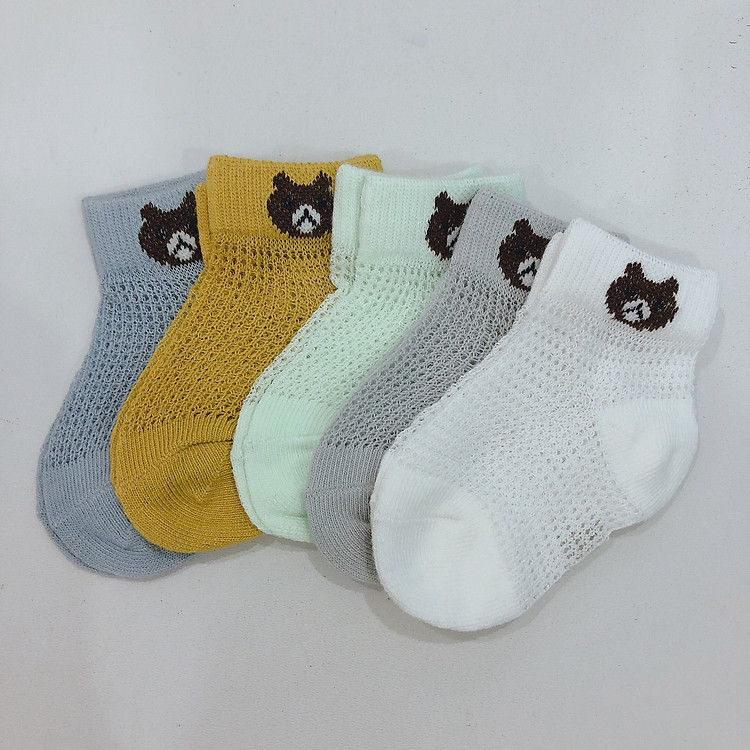 Set 5 Tất Lưới Điều Hòa Cho Bé Mẫu Mới