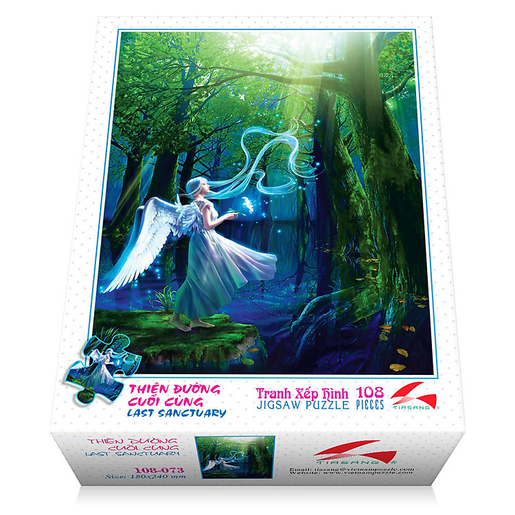 Mua Tranh xếp hình Tia Sáng Thiên Đường 108 mảnh Chính hãng Tiết kiệm - Hình ảnh 2