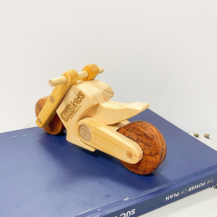 Mô hình xe mô tô gỗ 5Saokids Chính hãng Giá rẻ - Hình ảnh 2