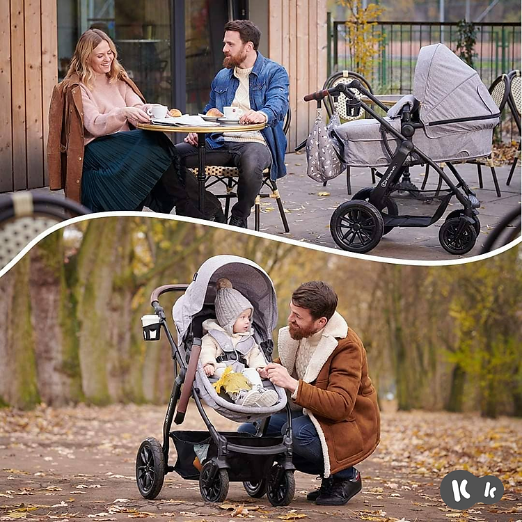 Bộ xe đẩy Kinderkraft XMOOV 3IN1 cho bé Chính hãng Tiết kiệm - Hình ảnh 2