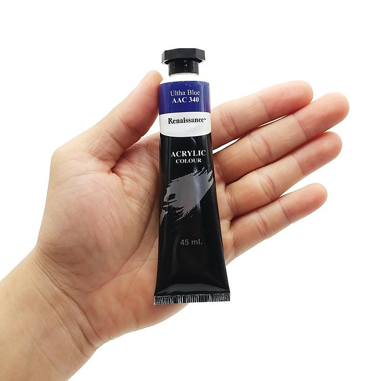 Tuýp Màu Acrylic 45 ml - Renaissance #340 - Ultha Blue - Ảnh 6
