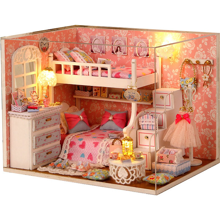 Nhà búp bê Ngôi nhà thu nhỏ lắp ghép Dream Angles