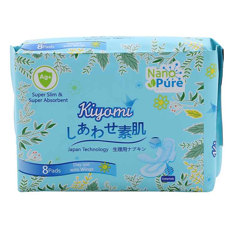 Băng Vệ Sinh Ban Ngày Nhật Bản Kiyomi (Gói 8 Miếng)