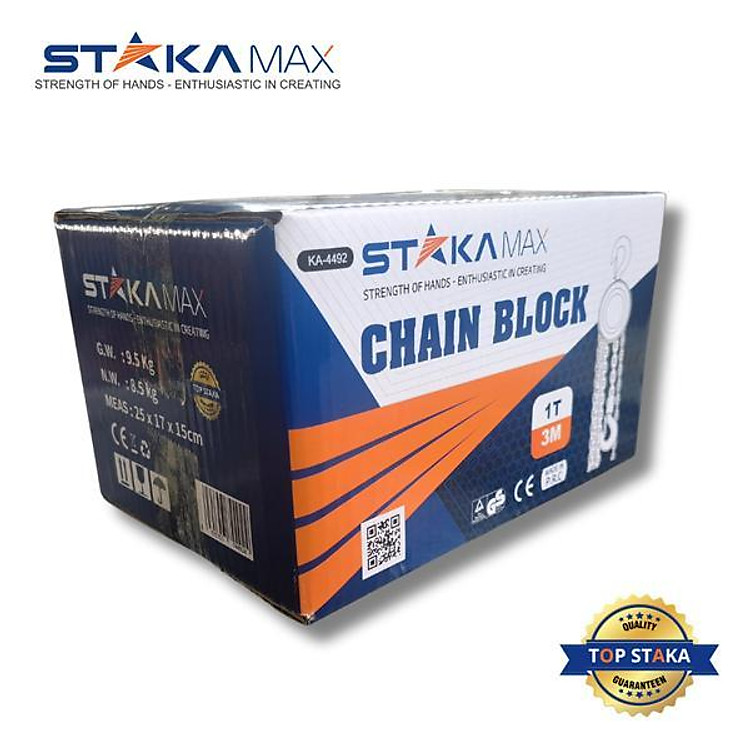 Ba lăng xích 1T-5M STAKA (1C/H,1C/T) KA-4493 - Hình ảnh 2