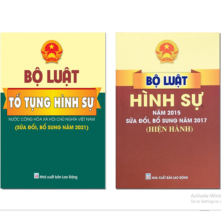 Bộ luật hình sự và Bộ luật tố tụng hình sự (Hiện hành)