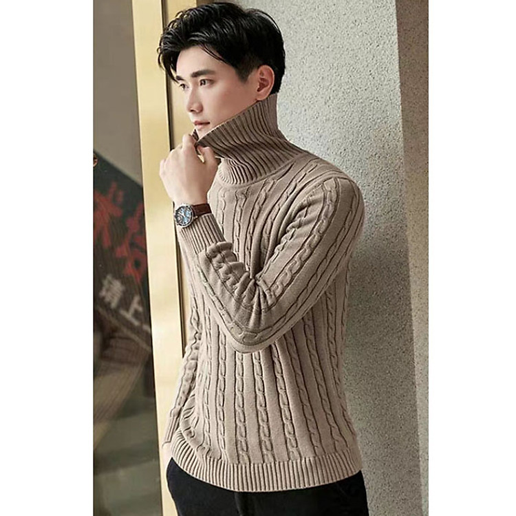 ÁO LEN NAM CỔ LỌ