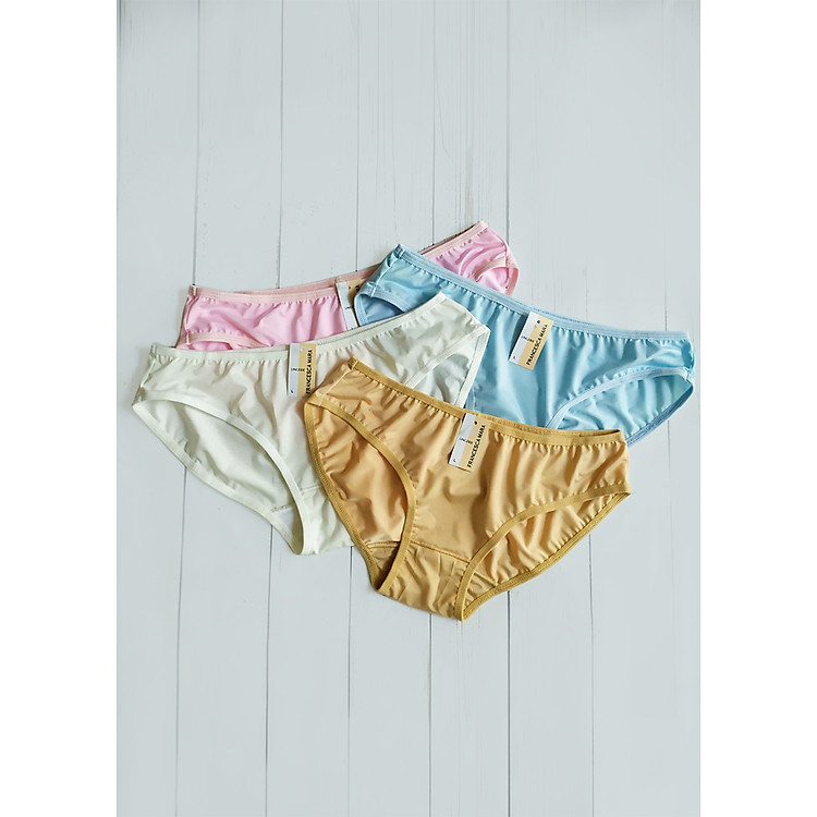 Combo 4 Quần lót nữ thun lạnh Made in Việt Nam siêu thoáng mát Lingerie