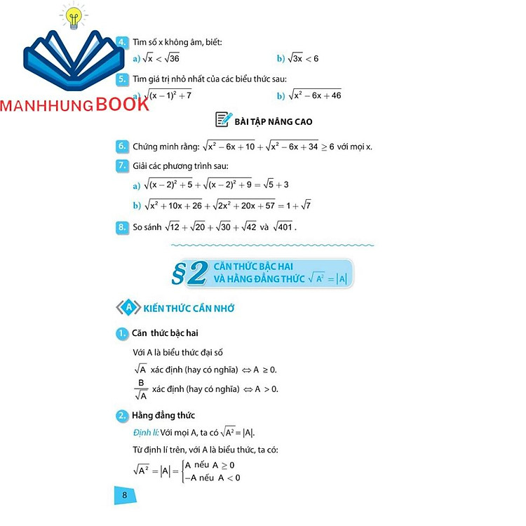 Rèn Kĩ Năng Học Tốt Toán Lớp 9 - Ảnh 3