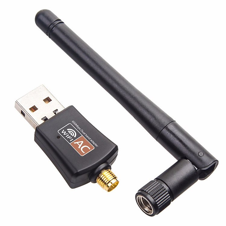 Wireless Network Adapter WIFI USB Adapter for PC, Laptop 600Mbps
