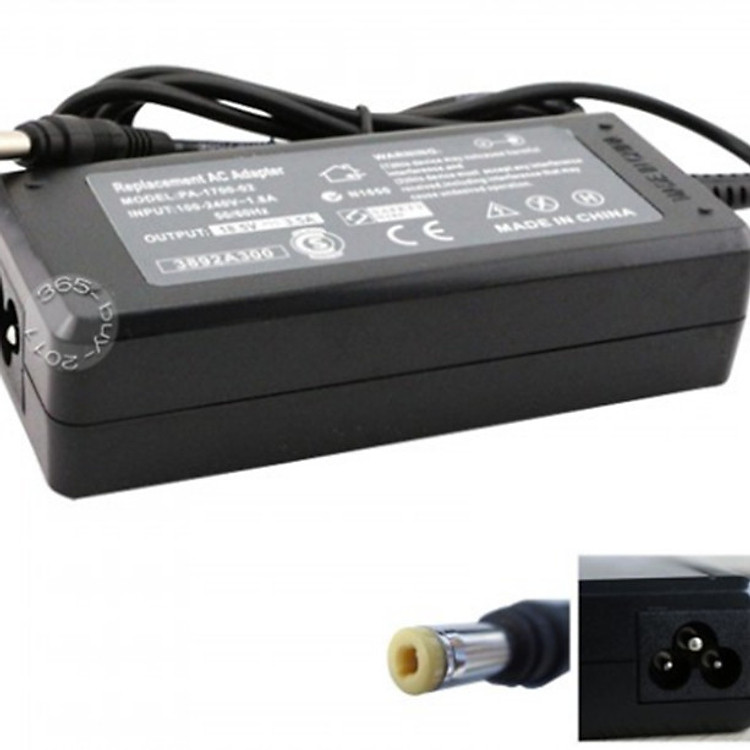 Sạc Laptop HP 18.5V - 3.5A - 65W (đầu đạn) - Sản phẩm hàng chính hãng