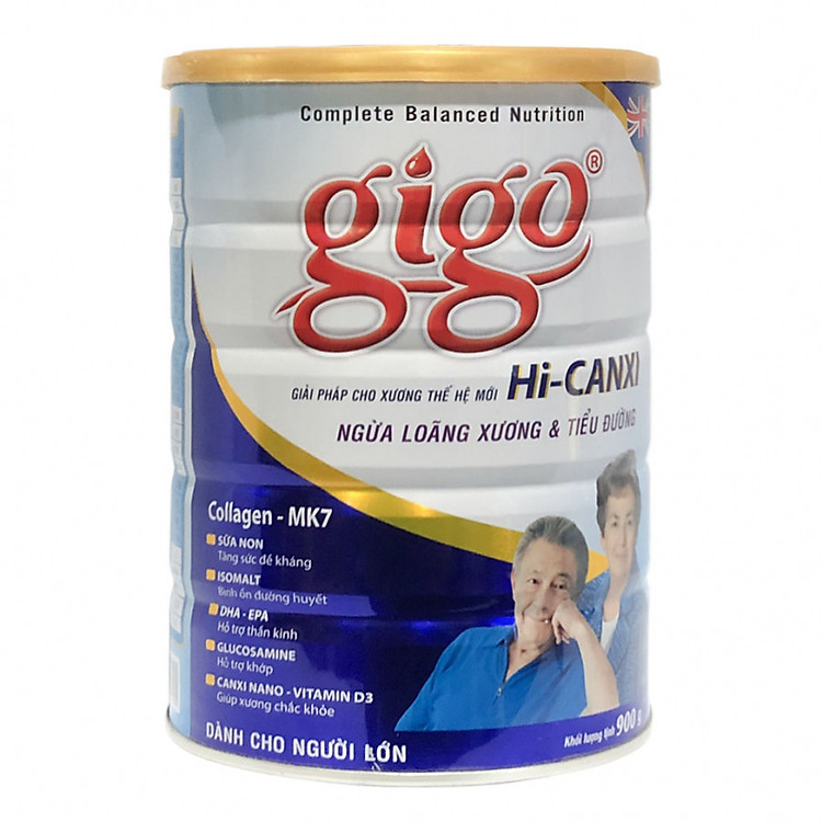 Sữa Bột Gigo Hi-Canxi Collagen-MK7 (900g)