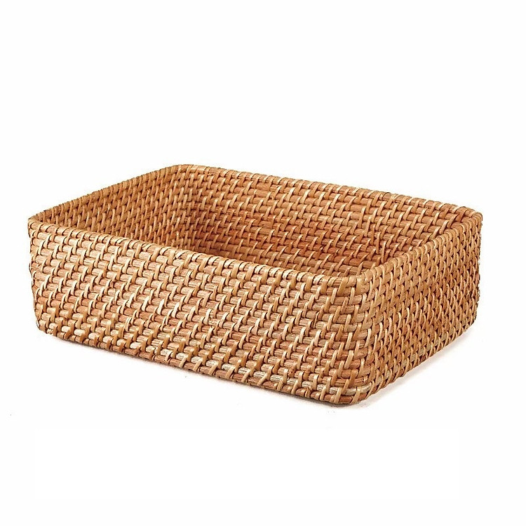 Giỏ mây tre đan handicraft trang trí S4