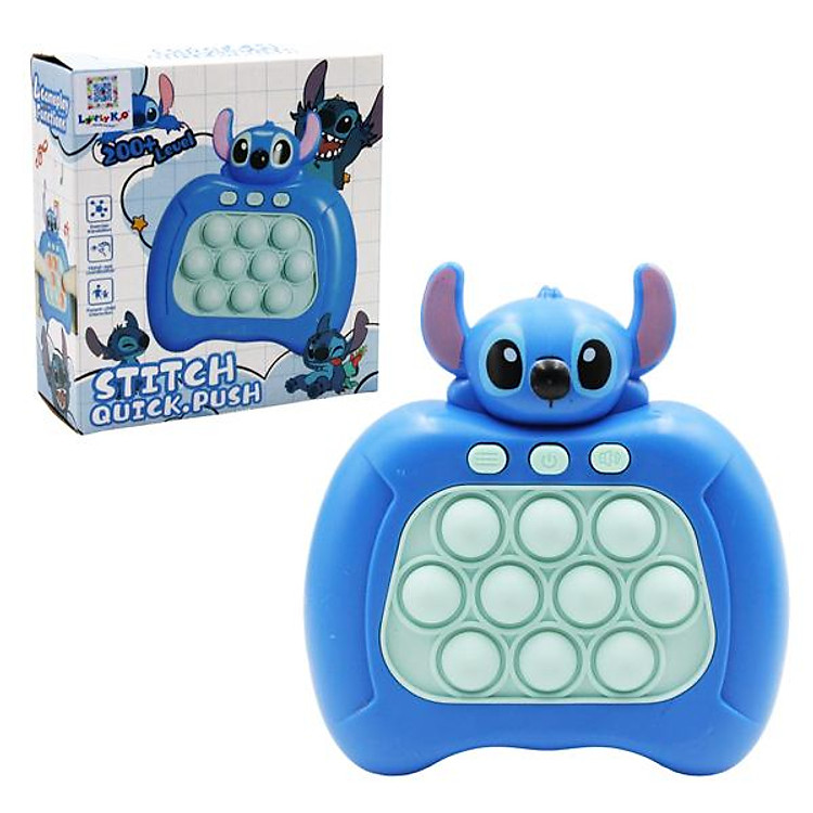 Máy Chơi Game Pop It 200 Cấp Stitch Chính hãng Ưu đãi - Hình ảnh 2