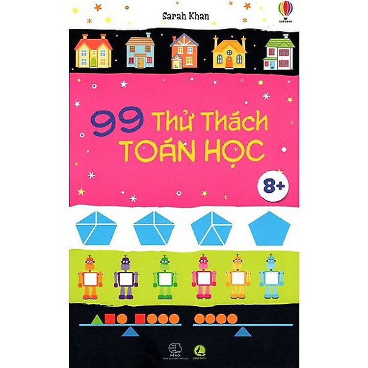 Sách 99 thử thách toán học phát triển tư duy iq cho bé - in màu ( 6 - 13 tuổi )