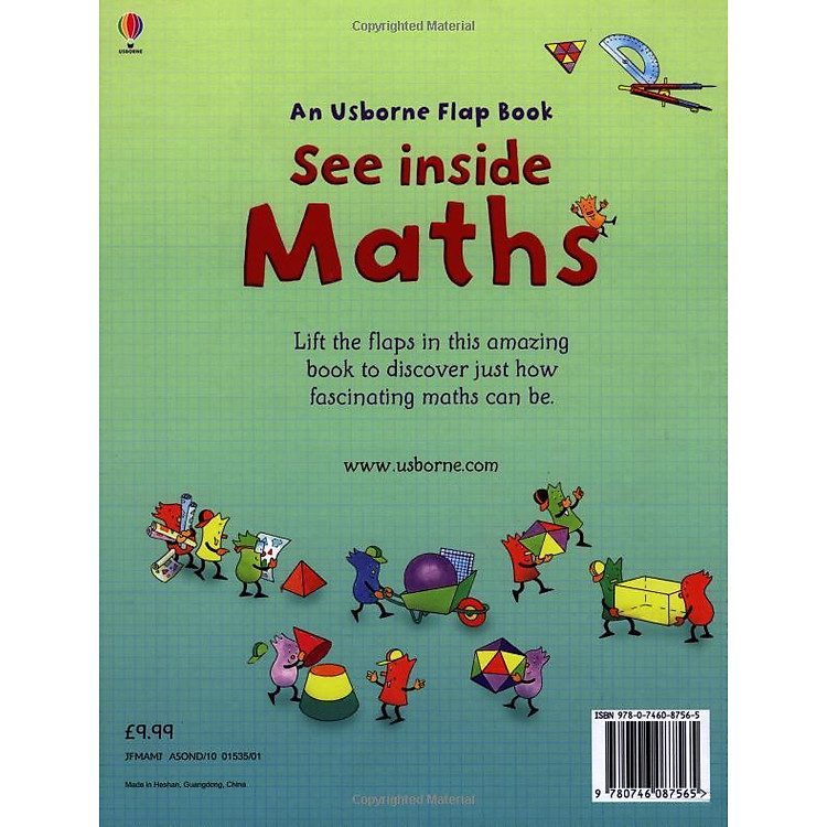 Tương Tác Tiếng Anh - Usborne See Inside Maths - Ảnh 2