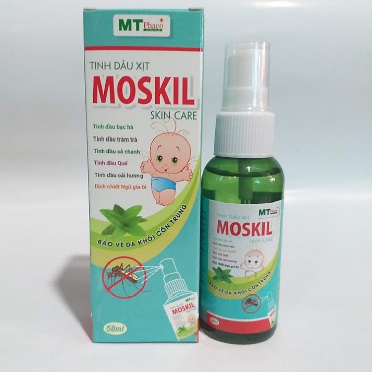 Tinh Dầu Xịt Muỗi Thảo Mộc MOSKIL