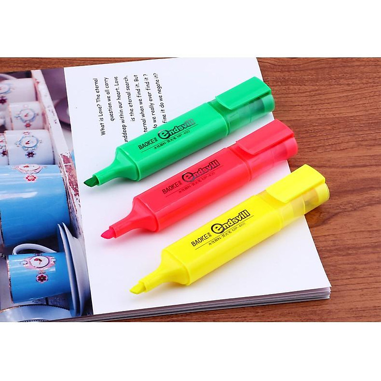 Hộp Bút Highlighter/Marker BAOKE MP460 (6 màu) - Ảnh 7
