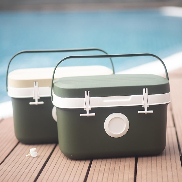 Thùng đá cắm trại ICEBOX ICE BOX Thùng giữ nhiệt - Living on Dung tích 11L - Nhiều màu giữ lạnh lâu - THÙNG ĐÁ TIỆN DỤNG