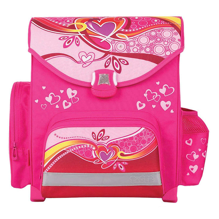 Cặp Học Sinh Siêu Nhẹ Chống Gù Lưng Và Lệch Vai Tiger Family 1717D Hình Trái Tim (Trên 6 Tuổi)