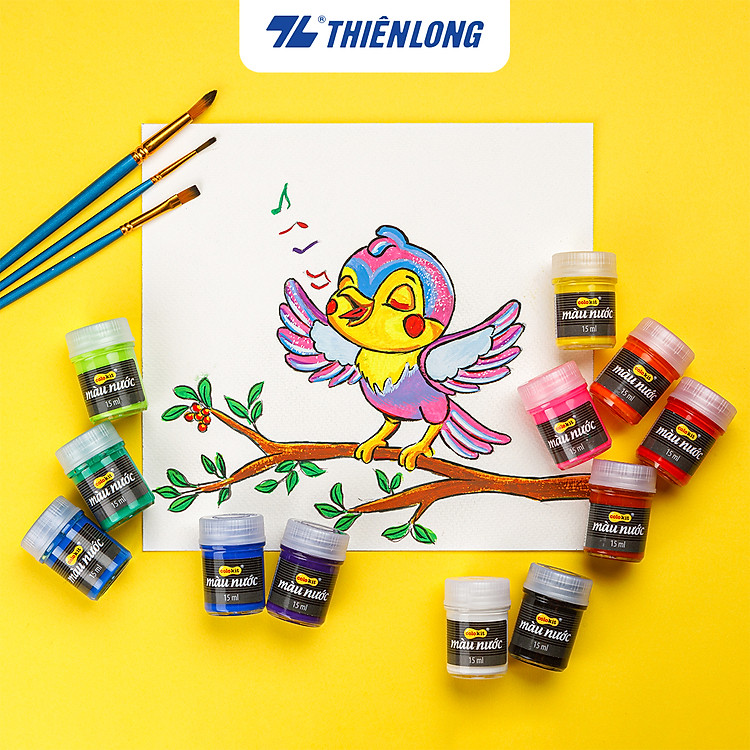 Màu nước Thiên Long Colokit (12 lọ 15ml) - Ảnh 7