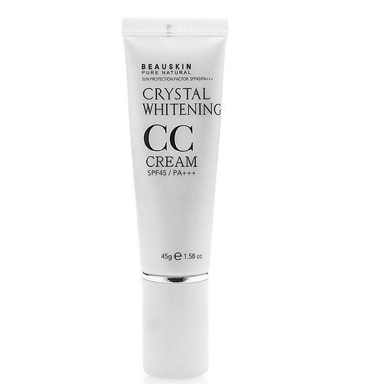 Kem nền trang điểm siêu mịn CC Cream BEAUSKIN hàn quốc (45ml) Kèm 1 kính