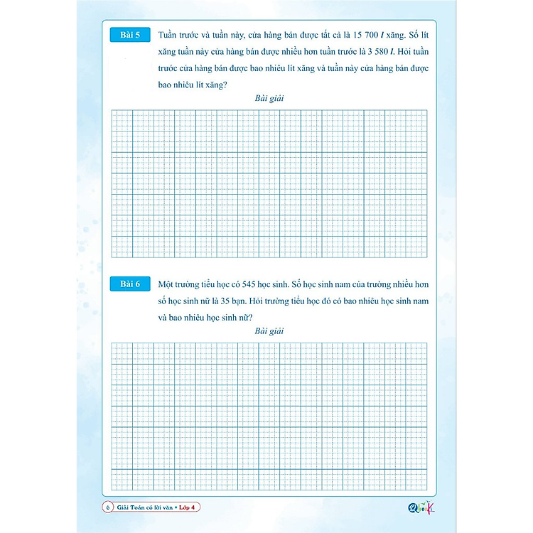 Giải Toán Có Lời Văn Lớp 4 - Chương Trình Mới - Ảnh 5