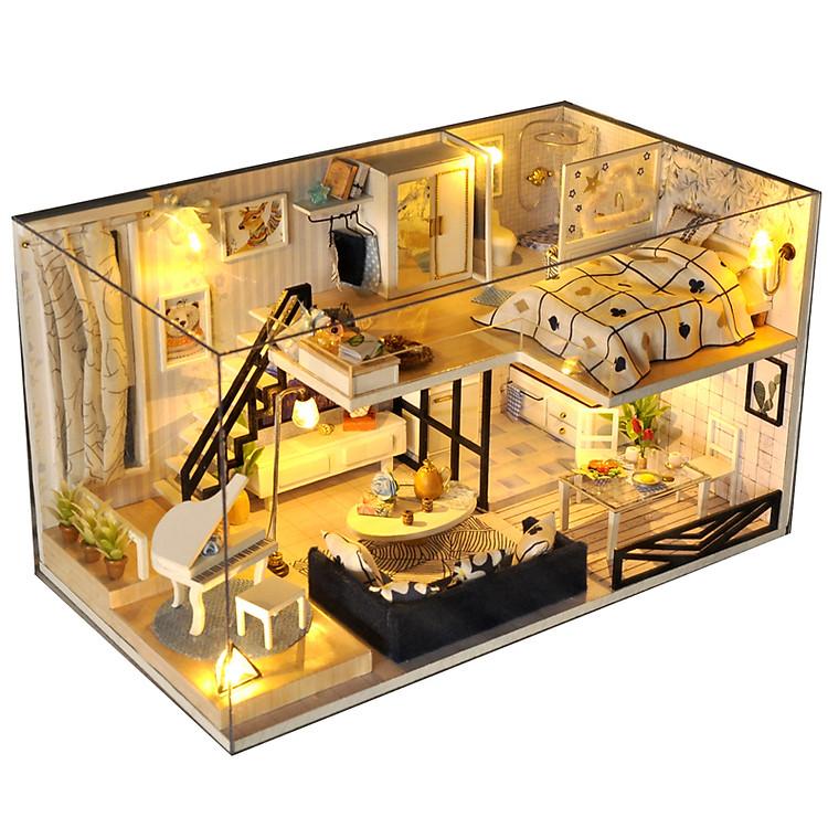 Nhà Búp Bê lắp ghép Light Shadow Chính hãng Tiết kiệm - Hình ảnh 2