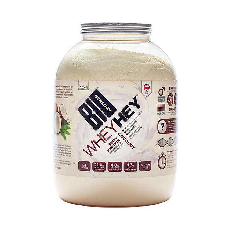 Sữa Protein Tăng và Phục Hồi Cơ - Bio-Synergy Whey Hey 2.25Kg - Vị Dừa