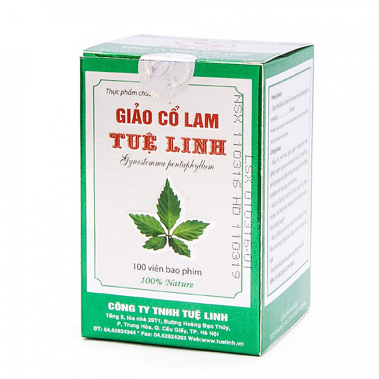Thực Phẩm Chức Năng Giảo Cổ Lam TUỆ LINH (Chai 100 viên)