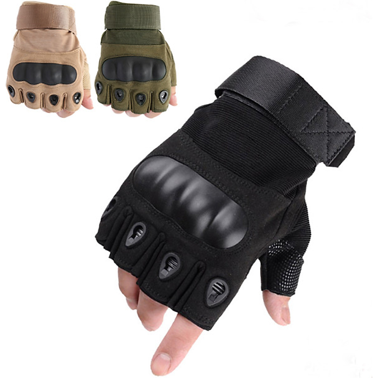 Găng tay đi phượt hở ngón có gù bảo về