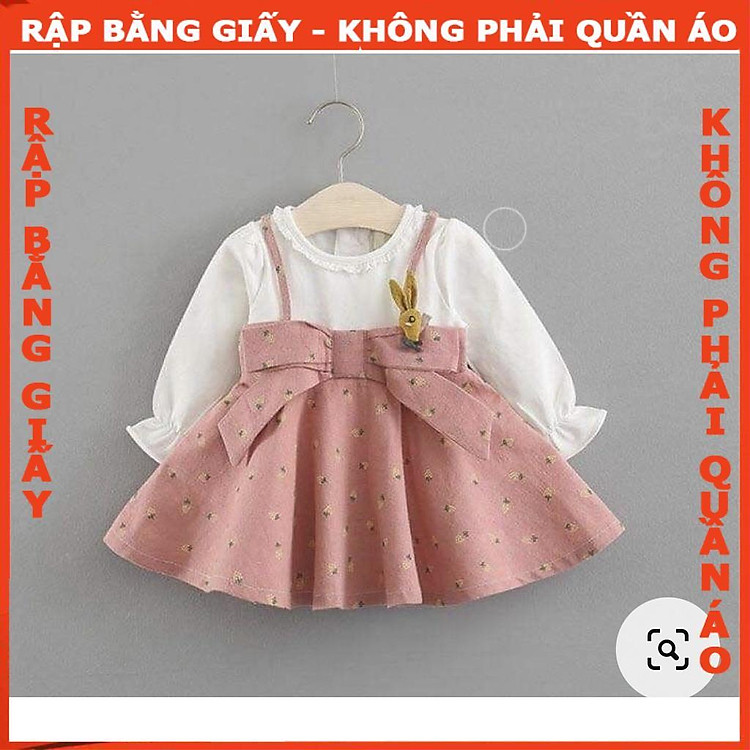 Rập giấy đầm bé R466 (3 tuổi)