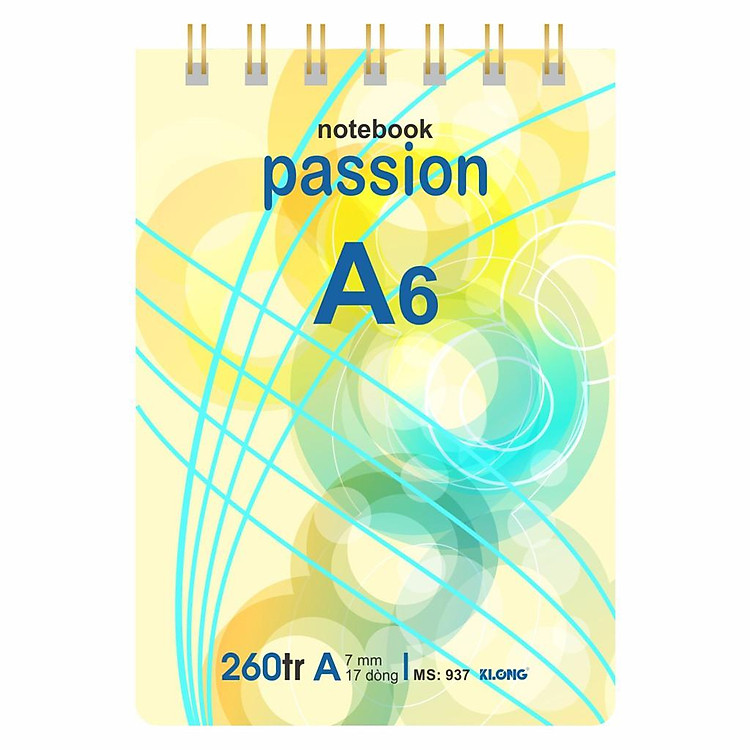 Sổ Lò Xo Kép Ngang KLONG A6 (260 trang) - Ảnh 7