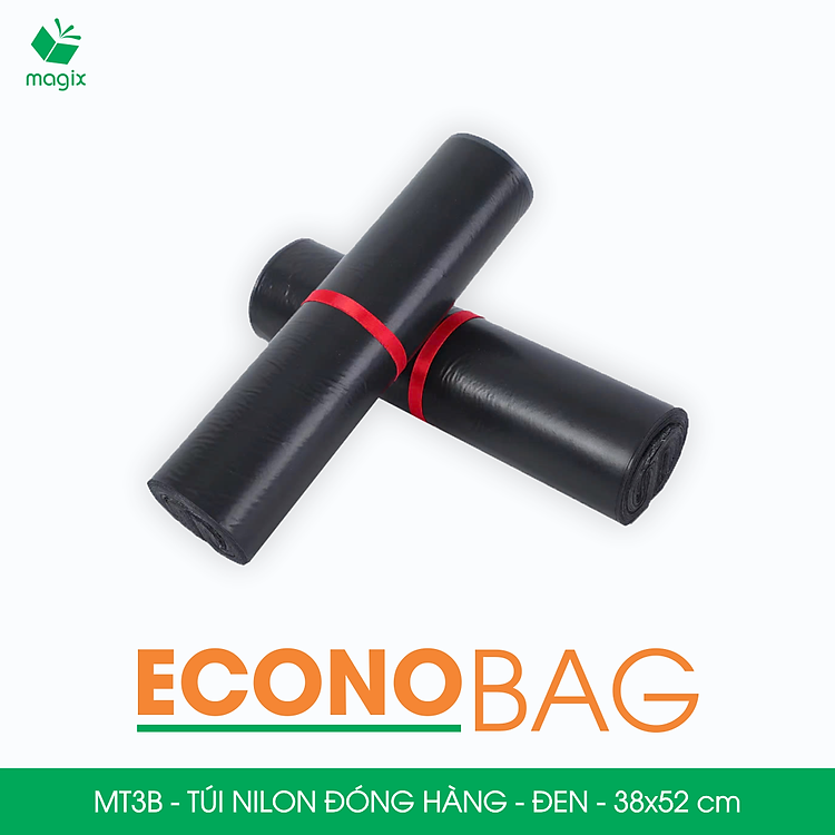 Túi Nilon MT3B (38x52 cm - 300 túi) - Đen - Ảnh 3
