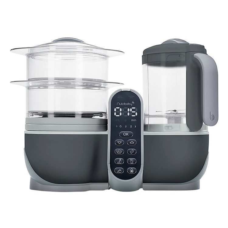 Máy Xay Hấp Đa Năng Nutribaby Plus 5 In 1 Babymoov BM14689 - Xám