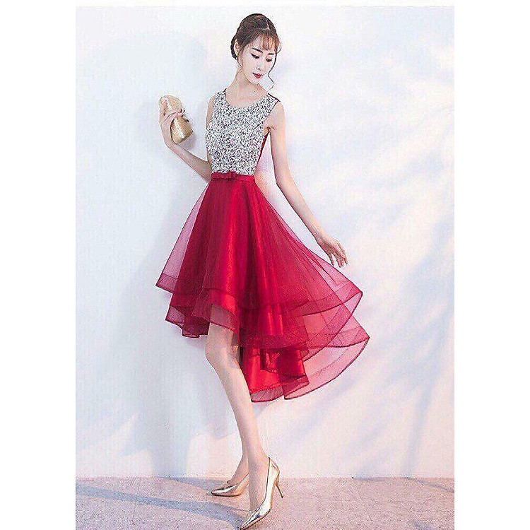 Đầm xòe kim sa đuôi tôm công chúa